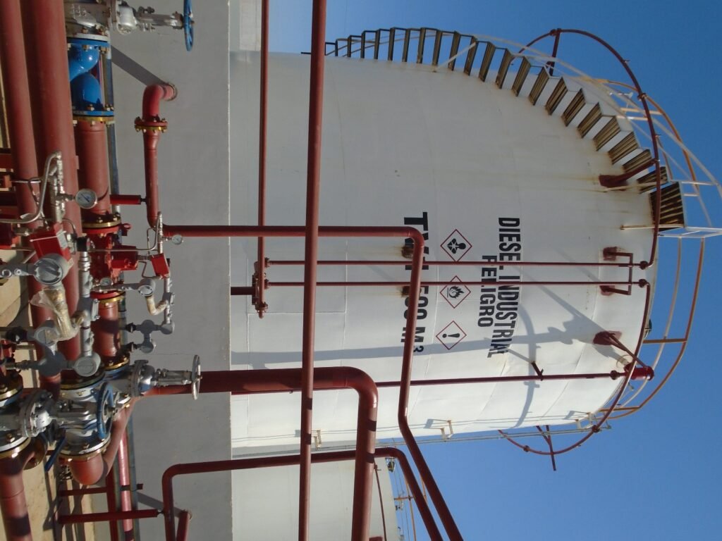 Inspección de operación y mantenimiento de una planta de almacenamiento