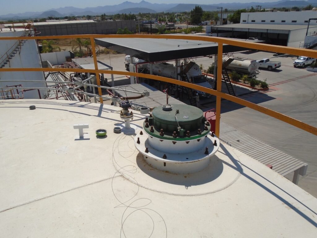 Inspección de operación y mantenimiento de una planta de almacenamiento