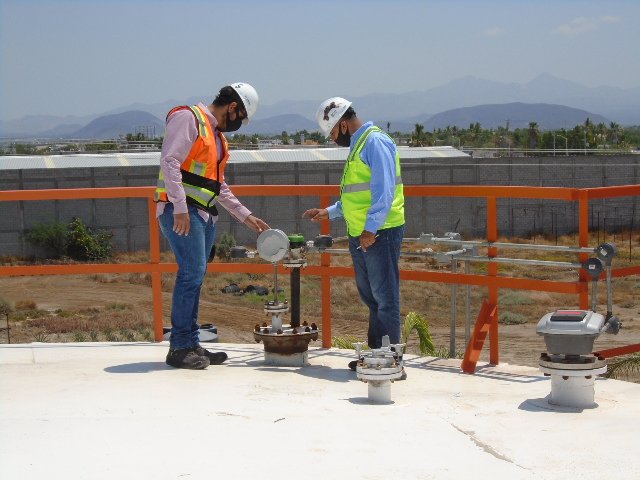 Inspección de operación y mantenimiento de una planta de almacenamiento