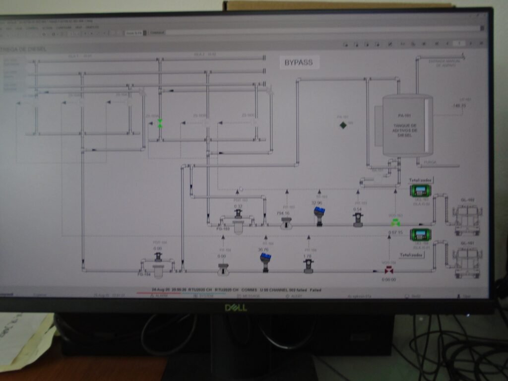 Inspección de operación y mantenimiento de una planta de almacenamiento